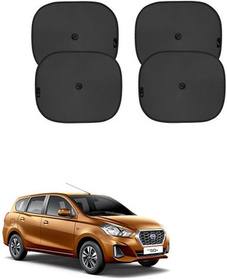 SPREADX Side Window, Rear Window Sun Shade For Datsun Go+(Black)