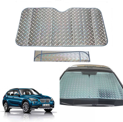 AUTO PEARL Dashboard, Windshield Sun Shade For BMW X1(Grey)