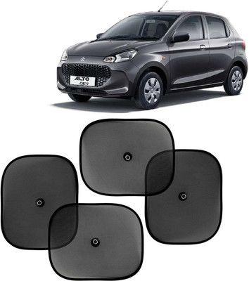 Kingsway Side Window, Rear Window, Windshield Sun Shade For Maruti Suzuki Alto K10(Black)