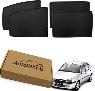Autowhrib Side Window Sun Shade For Ford Ikon(Black)