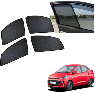PEEPS STORE Side Window Sun Shade For Hyundai Aura(Black)