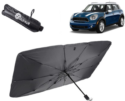 Selifaur Dashboard, Rear Window, Sun Roof, Windshield Sun Shade For Mini Countryman(Black)