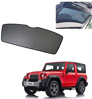 RAKRISH Rear Window Sun Shade For Mahindra Thar(Black)
