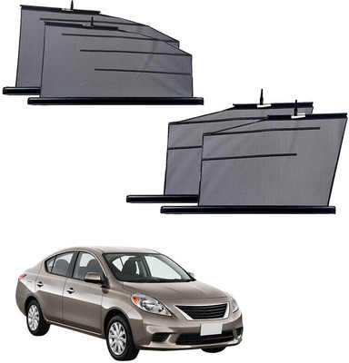 SS FOR YOUR SMART NEEDS Side Window Sun Shade For Nissan Sunny(Black)
