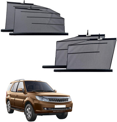 SS FOR YOUR SMART NEEDS Side Window Sun Shade For Tata Safari Storme(Black)