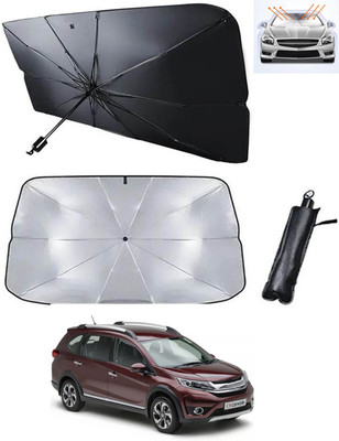 RKPSP Windshield Sun Shade For Honda BRV(Black, Silver)