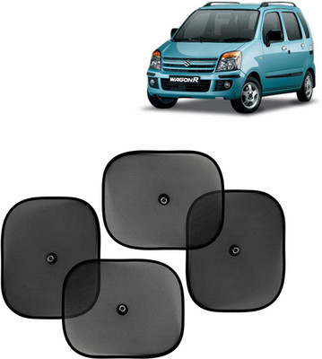 Kingsway Side Window, Rear Window, Windshield Sun Shade For Maruti Suzuki WagonR(Black)