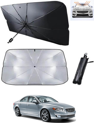 RKPSP Windshield Sun Shade For Volvo S80(Black, Silver)