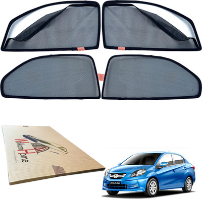 WolkomHome Side Window Sun Shade For Honda Amaze(Black)