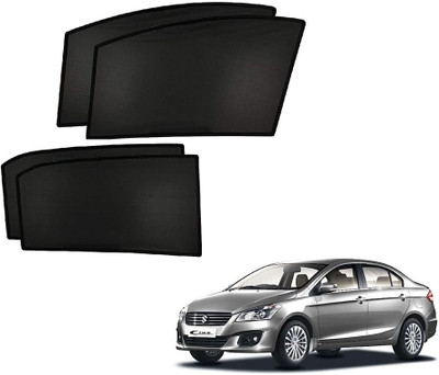 RAKRISH Side Window, Rear Window Sun Shade For Maruti Suzuki Ciaz(Black)