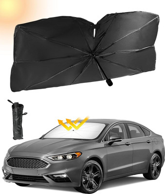 Sarchase Windshield Sun Shade For Universal For Car Universal For Car(Black)
