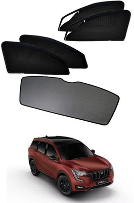 RAKRISH Rear Window, Side Window Sun Shade For Mahindra XUV 700(Black)