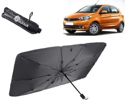 Selifaur Dashboard, Rear Window, Sun Roof, Windshield Sun Shade For Tata Zica(Black)