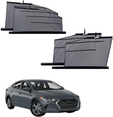SS FOR YOUR SMART NEEDS Side Window Sun Shade For Hyundai Elantra(Black)