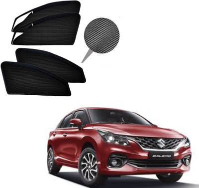 RAKRISH Rear Window, Side Window Sun Shade For Maruti Suzuki Baleno(Black)