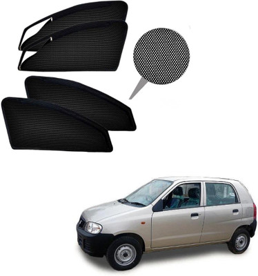 RAKRISH Rear Window, Side Window Sun Shade For Maruti Suzuki Alto(Black)