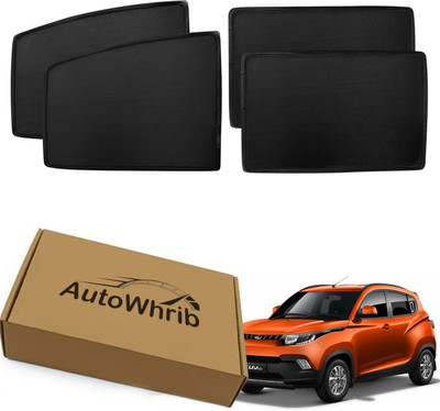Autowhrib Side Window Sun Shade For Mahindra KUV 100(Black)