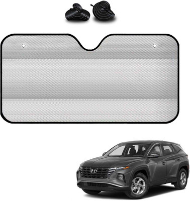 COSMOGEAR Windshield, Dashboard, Rear Window Sun Shade For Hyundai Tucson(Silver)