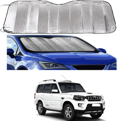 ROSHNEER ENTERPRISES Windshield Sun Shade For Mahindra Scorpio(Silver)