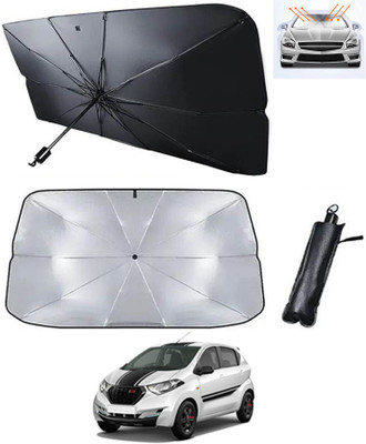 AYW Windshield Sun Shade For Datsun Redi GO(Silver, Black)