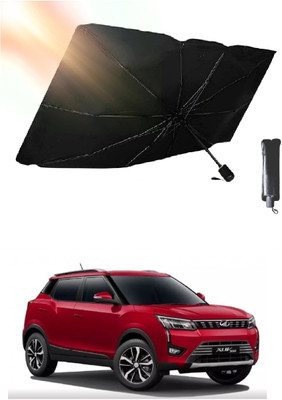 ROSHNEER ENTERPRISES Windshield Sun Shade For Mahindra XUV 300(Black, Silver)