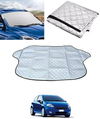 ABJD Windshield Sun Shade For Fiat Grand Punto(Silver)