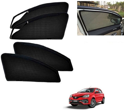 G ILIKA Rear Window, Side Window Sun Shade For Toyota Etios Liva(Black)