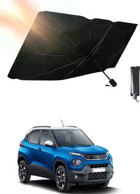 ROSHNEER ENTERPRISES Windshield Sun Shade For Tata Punch(Silver)