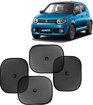 Kingsway Side Window, Rear Window, Windshield Sun Shade For Maruti Suzuki Ignis(Black)