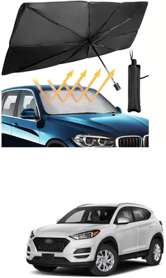 XZRTZ Windshield Sun Shade For Hyundai Ioniq(Black)
