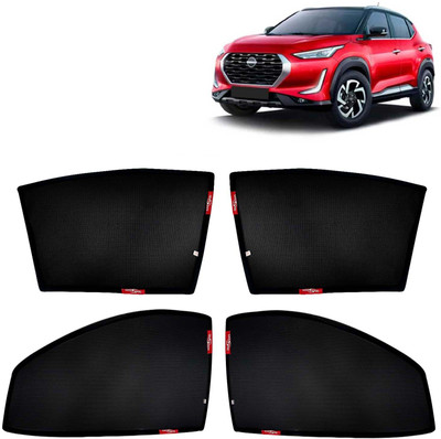 Kingsway Side Window, Rear Window Sun Shade For Nissan Magnite(Black)