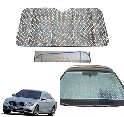 AUTO PEARL Dashboard, Windshield Sun Shade For Mercedes Benz S-Class(Grey)