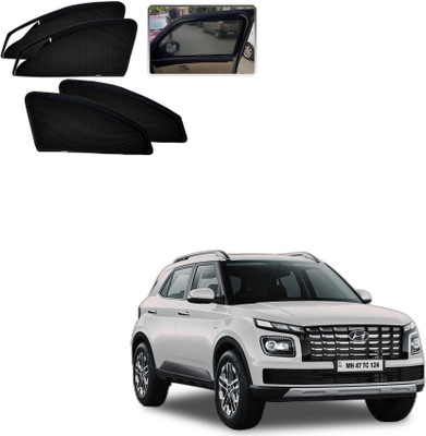 KOZDIKO Side Window Sun Shade For Hyundai Venue(Black)