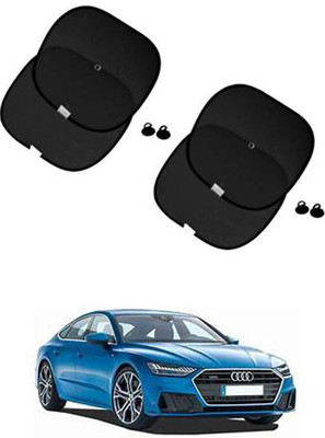 FKOK Side Window Sun Shade For Audi A7(Black)