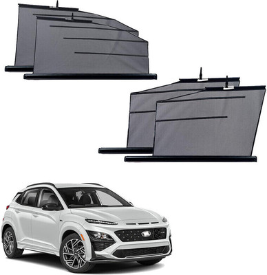 SS FOR YOUR SMART NEEDS Side Window Sun Shade For Hyundai Aura(Black)