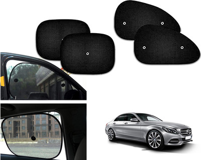 PEEPS STORE Side Window Sun Shade For Mercedes Benz C200(Black)