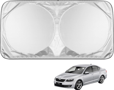 MOCKHE Windshield Sun Shade For Skoda Octavia(Silver)