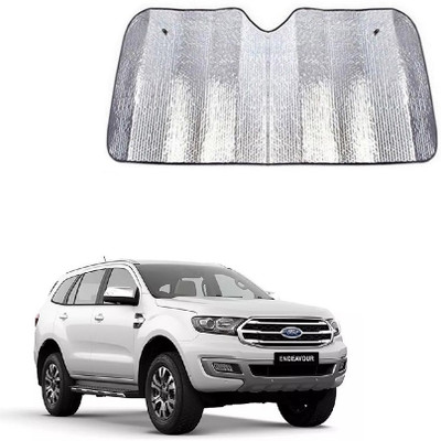 SPREADX Windshield Sun Shade For Ford Endeavour(Silver)
