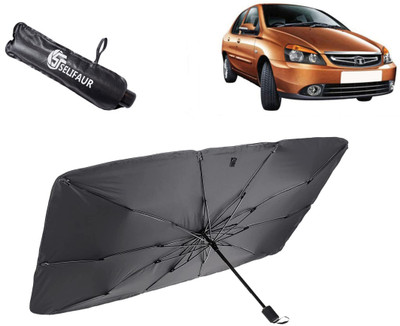 Selifaur Dashboard, Rear Window, Sun Roof, Windshield Sun Shade For Tata Indigo CS(Black)