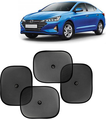 Kingsway Side Window, Rear Window, Windshield Sun Shade For Hyundai Elantra(Black)