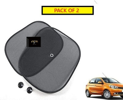 MJM Side Window Sun Shade For Honda Universal For Car(Black)