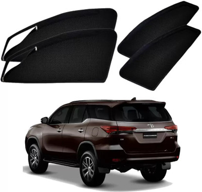 G ILIKA Rear Window, Side Window Sun Shade For Toyota New Fortuner(Black)