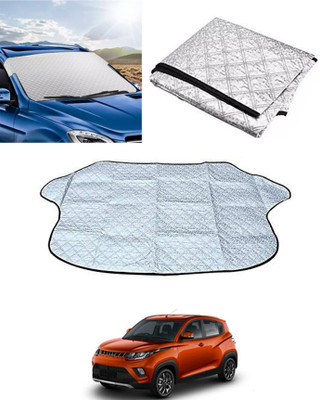 RKPSP Windshield Sun Shade For Mahindra Universal For Car(Silver)