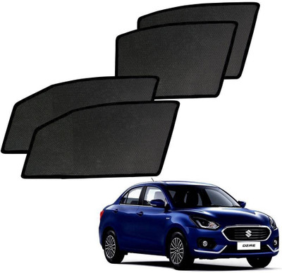 AUTO PEARL Side Window Sun Shade For Maruti Suzuki New Dzire(Black)