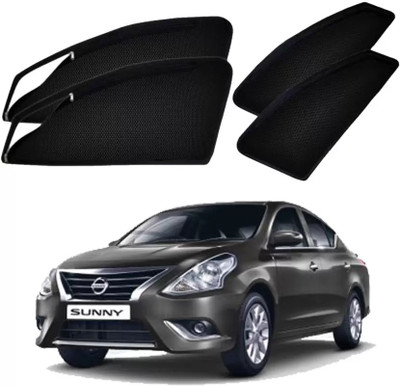 G ILIKA Rear Window, Side Window Sun Shade For Nissan Sunny(Black)