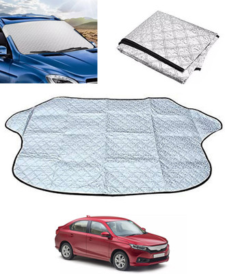 monolive Windshield Sun Shade For Honda Amaze(Silver)
