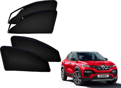 PEEPS STORE Rear Window, Side Window Sun Shade For Renault Kiger(Black)