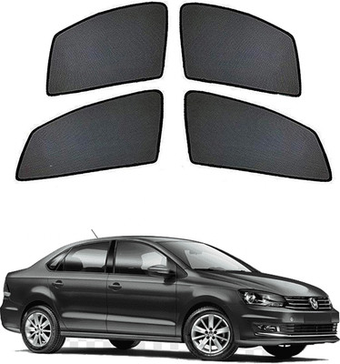 PEEPS STORE Side Window Sun Shade For Volkswagen Vento(Black)