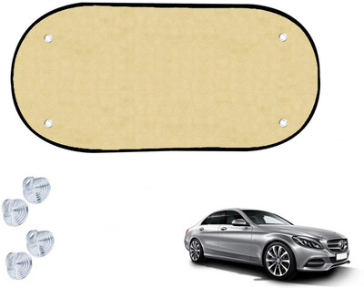 Automotive Prist Side Window Sun Shade For Mercedes Benz C200(Beige)