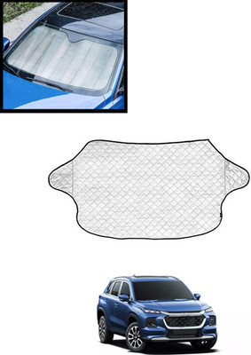 AYW Windshield Sun Shade For Maruti Suzuki Grand Vitara(Silver)